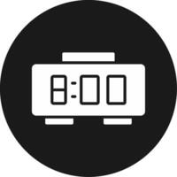 Digital Clock Icon Design Symbol vector