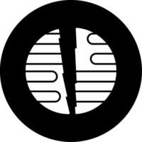 Uranus Destroyed Icon Design Symbol vector
