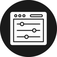 Adjust Icon Design Symbol vector