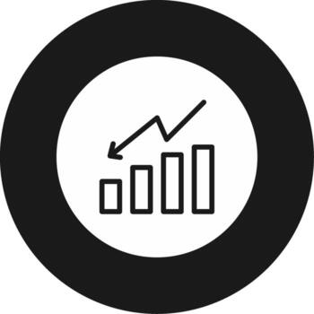 Decrease Icon Design Symbol vector