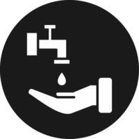 Wudhu Icon Design Symbol vector