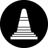 Traffic Cone Icon Design Symbol vector