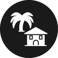 Beach House Icon Design Symbol vector