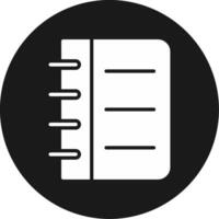Notebook Icon Design Symbol vector