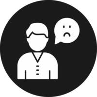 Sad Icon Design Symbol vector