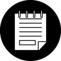 Note Icon Design Symbol vector