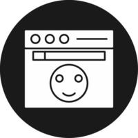 Web Browser Icon Design Symbol vector