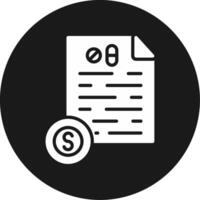 Bill Icon Design Symbol vector