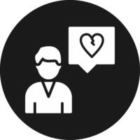 Broken Heart Icon Design Symbol vector