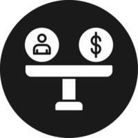 Balance Icon Design Symbol vector