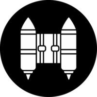 Jet Pack Icon Design Symbol vector
