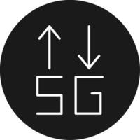 Bandwidth Icon Design Symbol vector