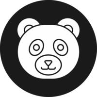 Panda Icon Design Symbol vector