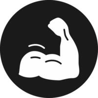 Arm Muscle Icon Design Symbol vector