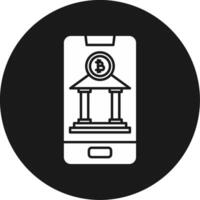 Mobile Banking Icon Design Symbol vector