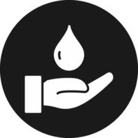Save Water Icon Design Symbol vector