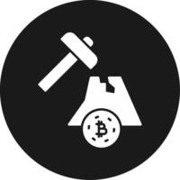 Mining Icon Design Symbol vector