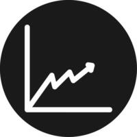 Line Graph Icon Design Symbol vector