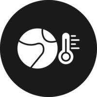 Global Warming Icon Design Symbol vector