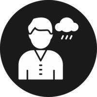 Depression Icon Design Symbol vector