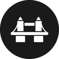 Tower Bridge Icon Design Symbol vector