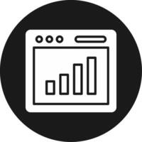 Bar Chart Icon Design Symbol vector