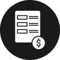 Invoice Icon Design Symbol vector