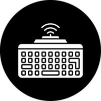 Wireless Keyboard Icon Design Symbol vector
