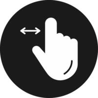 Horizantal scroll Icon Design Symbol vector