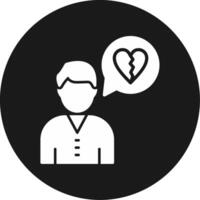 Broken Heart Icon Design Symbol vector