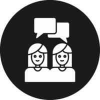 Discussion Icon Design Symbol vector