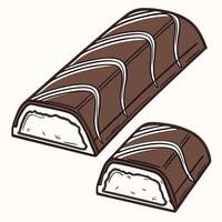 chocolate bar design vector