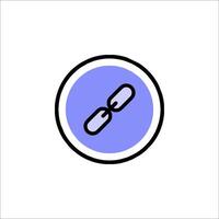 A blue and purple icon of a pair of scissors vector