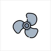 A propeller icon on a white background vector