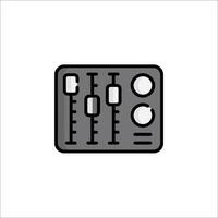 A black and white image of a mixer vector