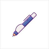 A pen icon on a white background vector