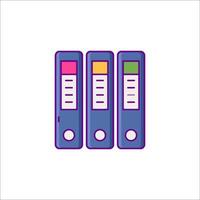 File folder icon vector