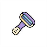 A razor blade icon on a white background vector