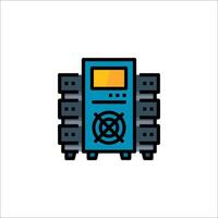 Server icon illustration vector