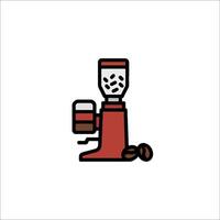 Coffee grinder icon illustration vector