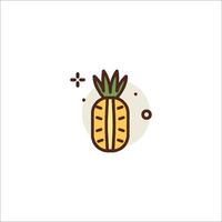 A pineapple icon on a white background vector