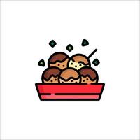 Ice cream icon illustration vector