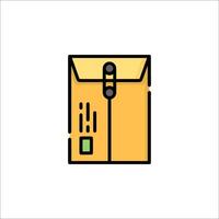Mail envelope icon illustration vector