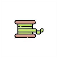 Spool icon illustration vector