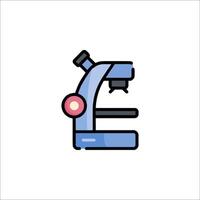 Microscope icon illustration vector