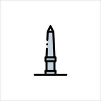 A bullet icon on a white background vector