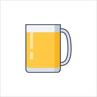 Beer mug icon isolated on white background vector