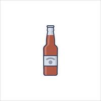 Beer icon with wifi symbol vector