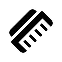 comb icon. glyph icon for your website, mobile, presentation, and logo design. vector