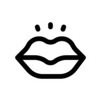 lips icon. line icon for your website, mobile, presentation, and logo design. vector